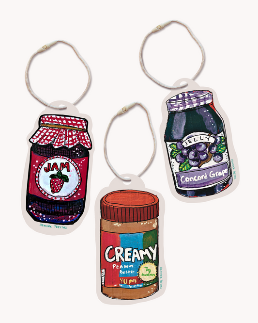 Peanut Butter & Jelly Gift Tags ( 12 pack )