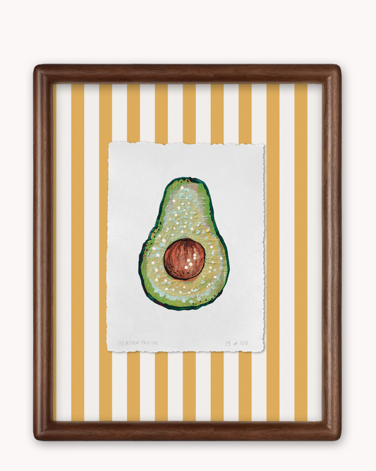 Avocado Limited Edition Framed Print