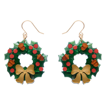 Forest Wreath Drop Earrings by Erstwilder