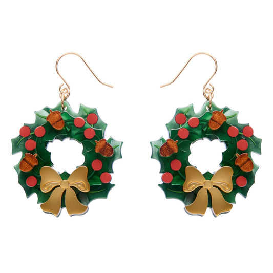 Forest Wreath Drop Earrings by Erstwilder