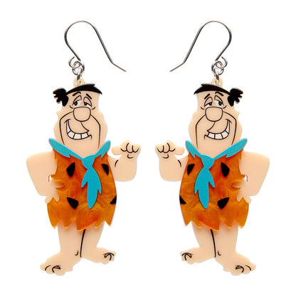 Fred Flintstone Drop Earrings by Erstwilder