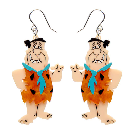 Fred Flintstone Drop Earrings by Erstwilder