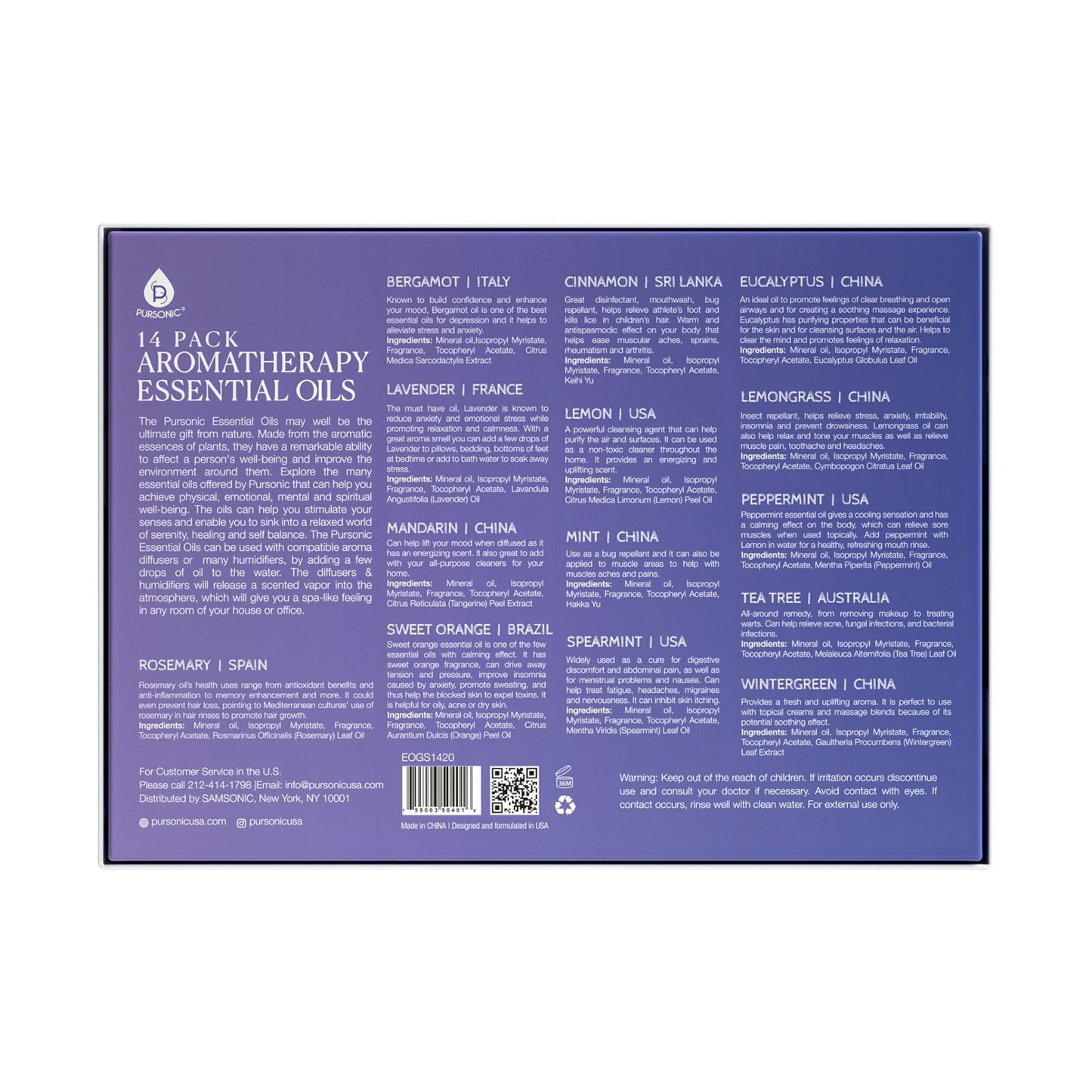 14 Pack Aromatherapy Essential Oil Gift Set - Creative Freedom Collective