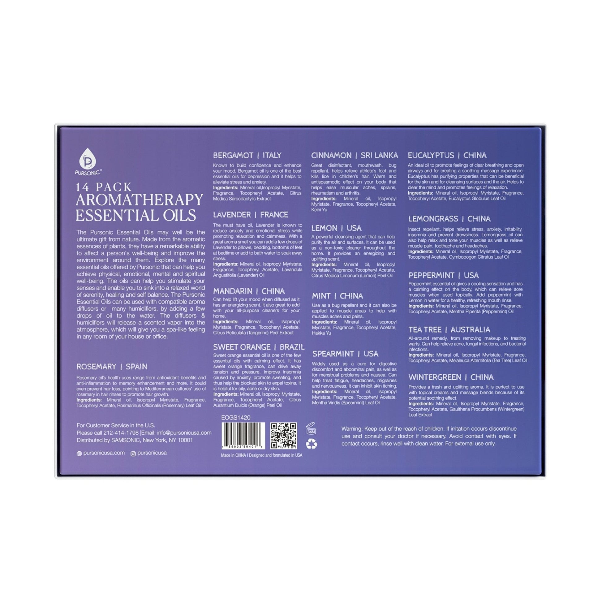 14 Pack Aromatherapy Essential Oil Gift Set - Creative Freedom Collective