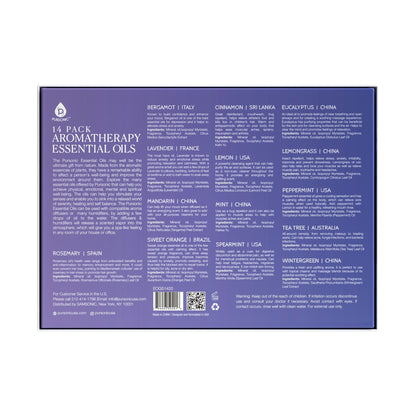 14 Pack Aromatherapy Essential Oil Gift Set - Creative Freedom Collective