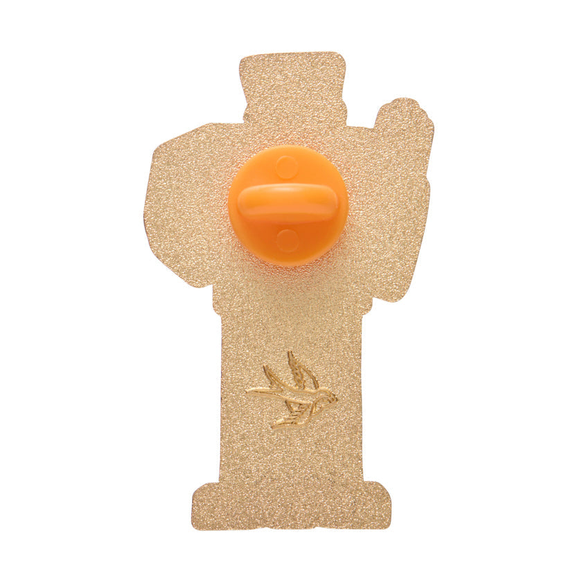 Frankenstein's Friendly Monster Enamel Pin by Erstwilder x Megan Roy