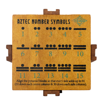 El Castillo Pyramid - Mathematical Wooden Puzzle