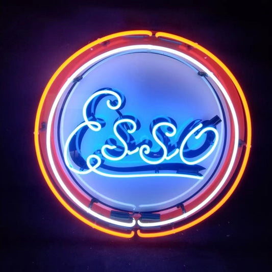 Vintage Style Esso Logo Neon Signs Light Neon Signs Land