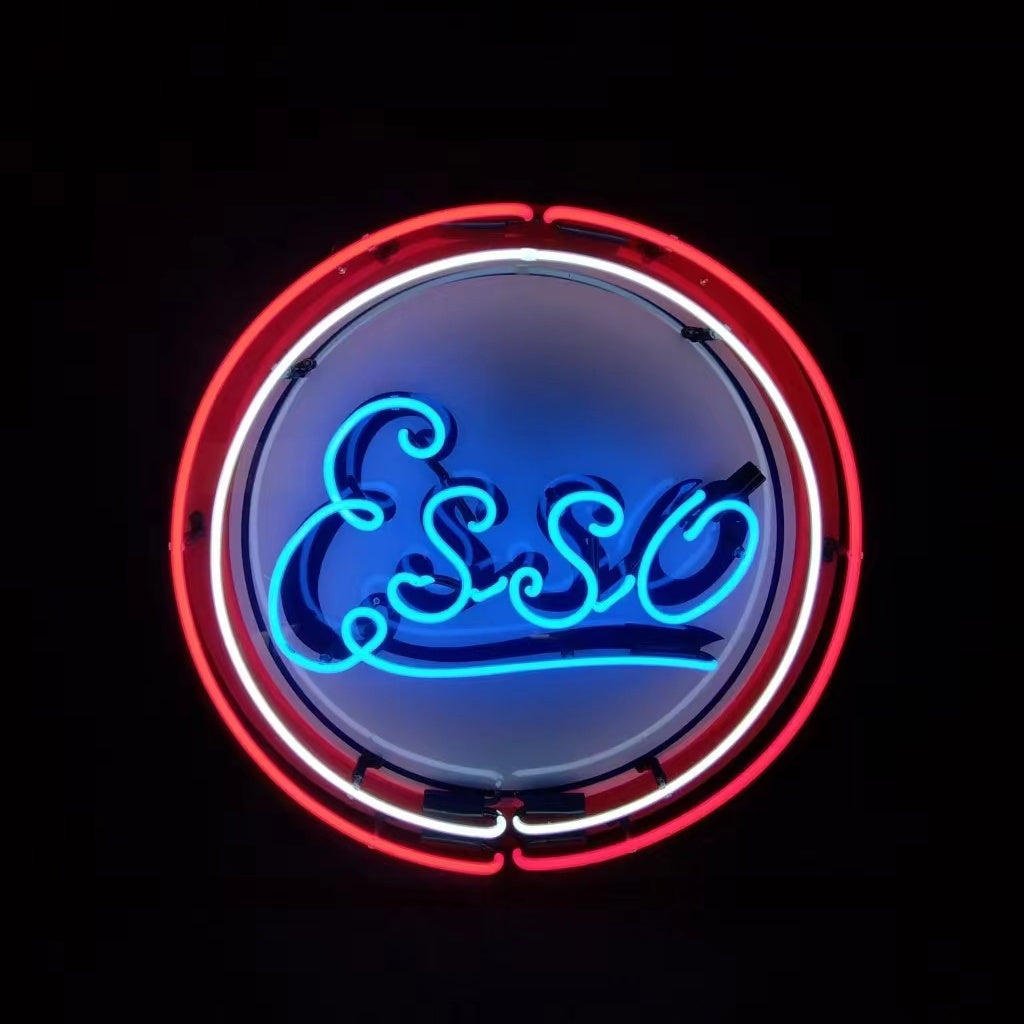 Vintage Style Esso Logo Neon Signs Light Neon Signs Land