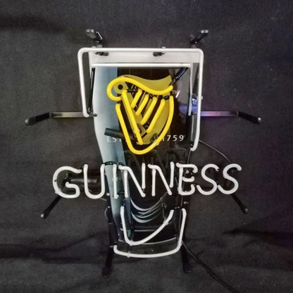 Estd 1759 Guinness Harp Lager Black Can Neon Signs Neon Signs Land