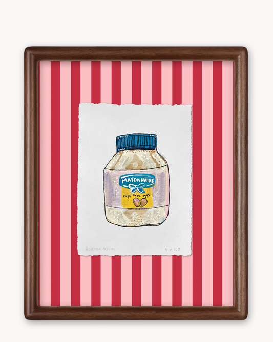 Mayonnaise Limited Edition Framed Print