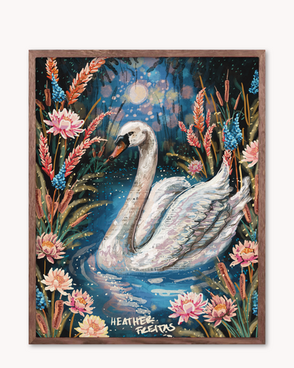 Serenity Swan Print