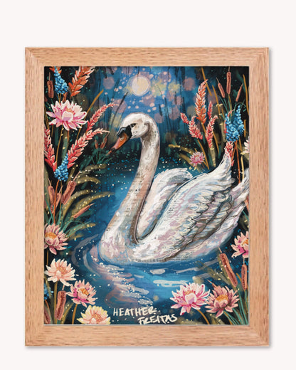Serenity Swan Print