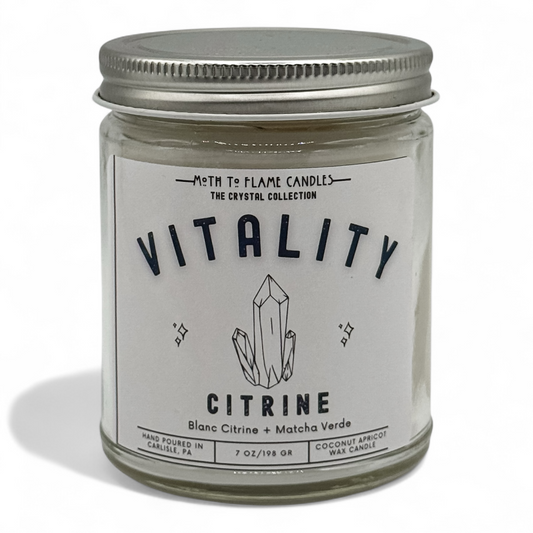 Vitality – 7 oz Candle Moth to Flame Candles