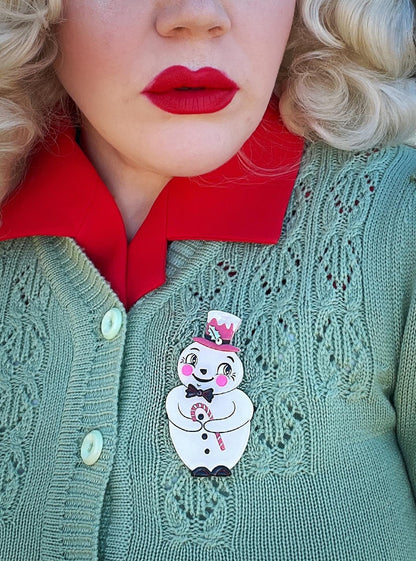 Love at Frost Sight PINK Brooch Johanna Parker x Lipstick & Chrome Quirks!