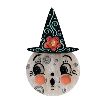 Bloomin' Luna Witch Brooch by Johanna Parker x Lipstick & Chrome Quirks!