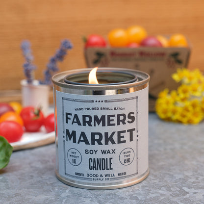 Farmers Market Happy Place Candle Good & Well Supply Co.