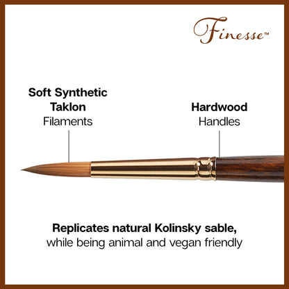 Finesse™ 8020 Ultra Round Brushes 10 pc