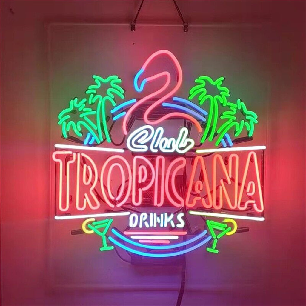 Flamingo Club Tropicana Drinks Neon Signs Neon Signs Land