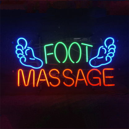 Foot Massage Neon Signs Light Neon Signs Land