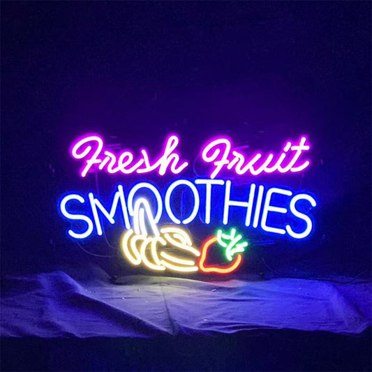 Fresh Fruit Smoothies Neon Light Sign Neon Signs Land