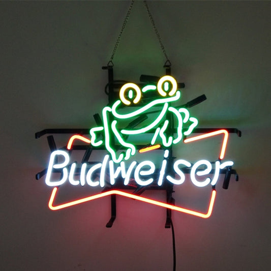 Frog Budweiser Beer Neon Sign Light Neon Signs Land
