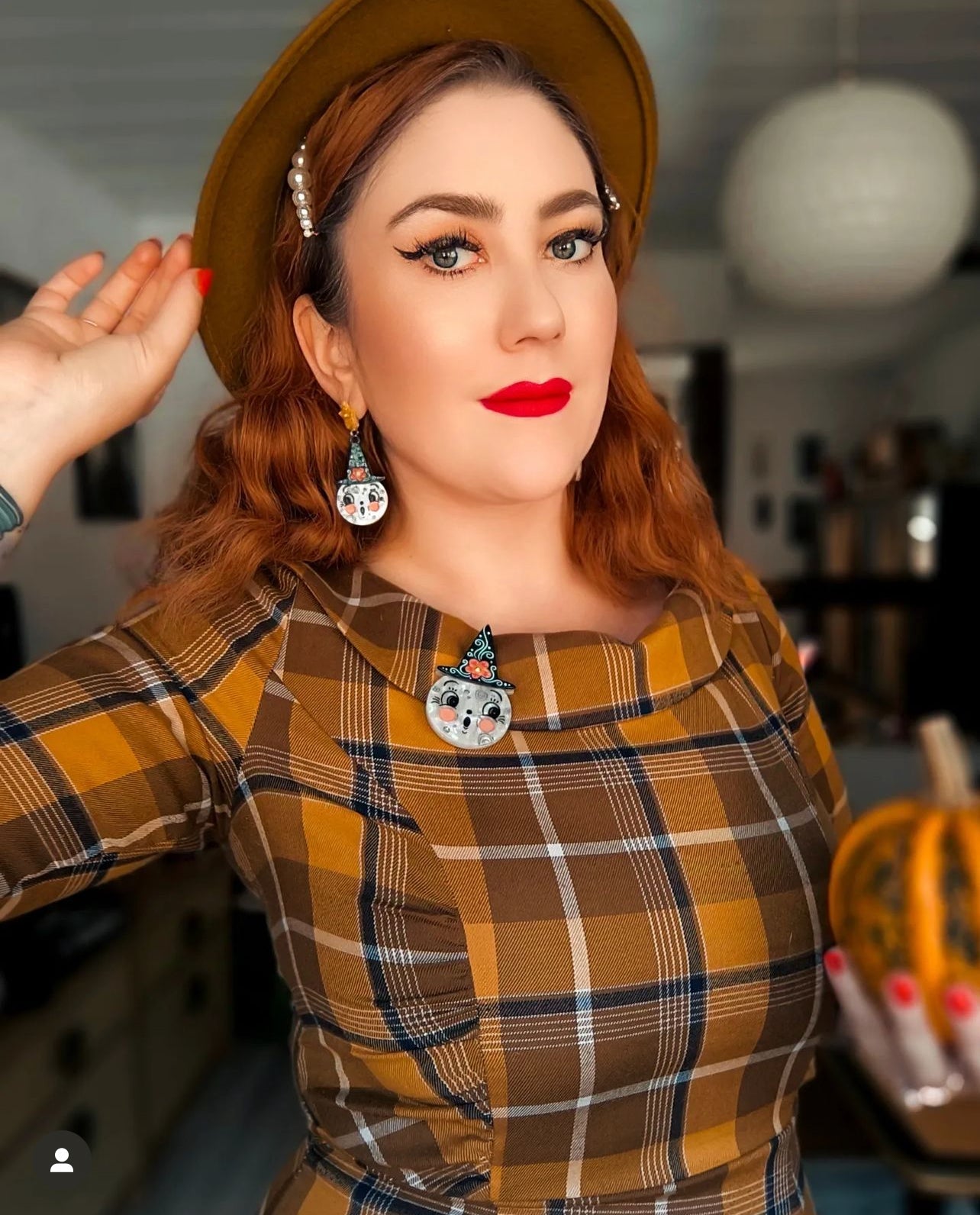 Bloomin' Luna Witch Brooch by Johanna Parker x Lipstick & Chrome Quirks!