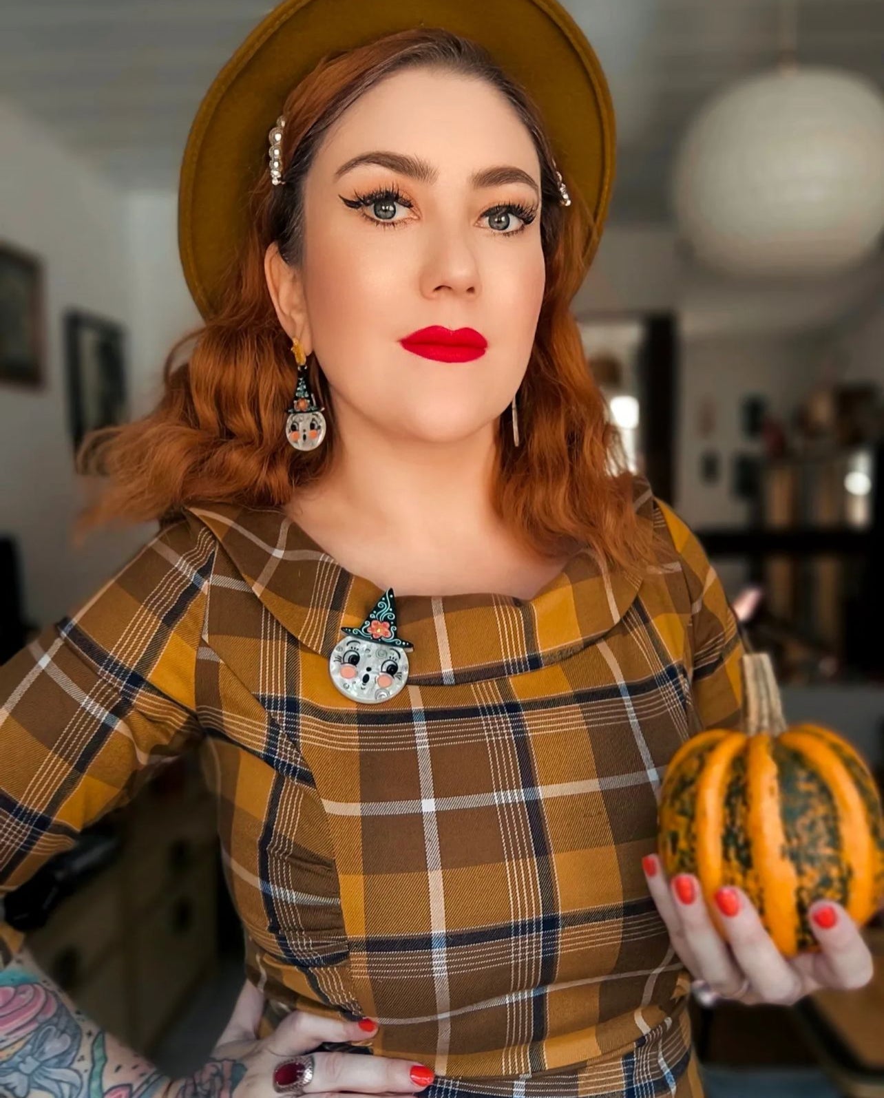 Bloomin' Luna Witch Brooch by Johanna Parker x Lipstick & Chrome Quirks!