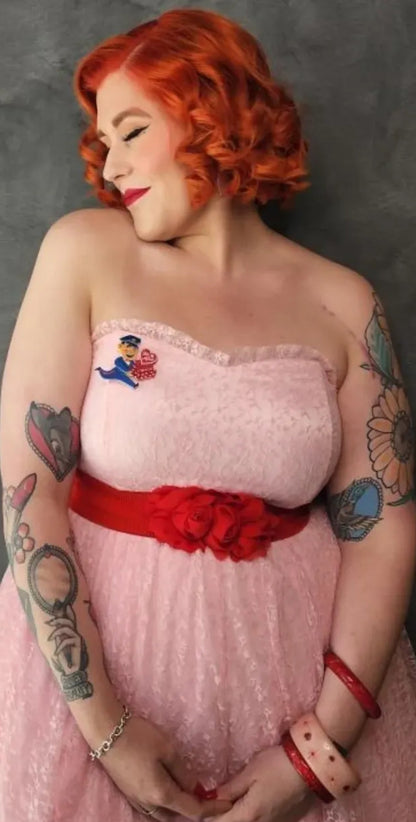 Valentine's Happy Mail Earrings by 50's Vintage Dame x Lipstick & Chrome Quirks!