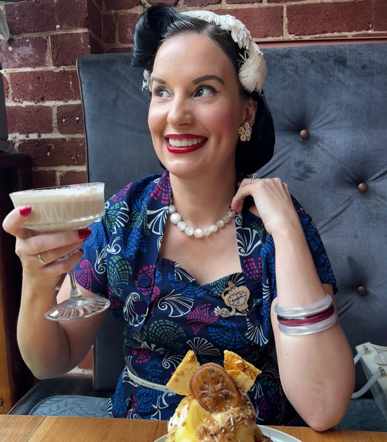 Glamour in a Bottle Brooch -PURPLE by Asia Ellington x Lipstick & Chrome Quirks!