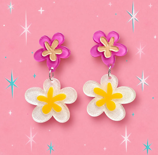 Floral Fantasy Earrings by Miss Fluff x Lipstick & Chrome