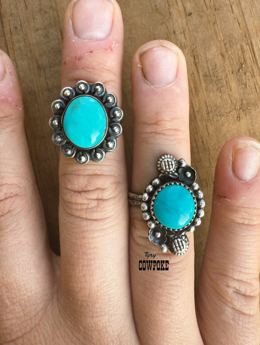 Size 5.5 Turquoise Rings