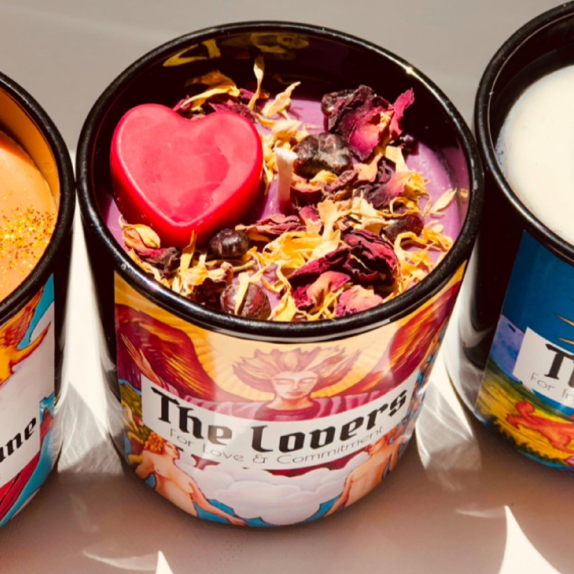 The Lover's Tarot Candle Energy Wicks