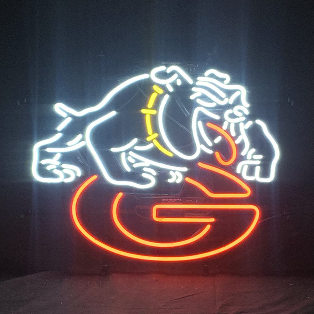 Georgia Bulldogs Uga Football Neon Signs Light Neon Signs Land