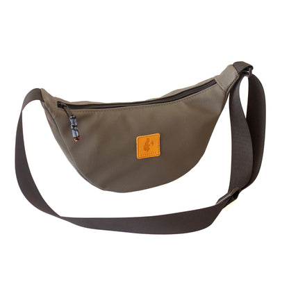 Round Mini Vegan Leather Shoulder Bag - Vegan Leather Purse