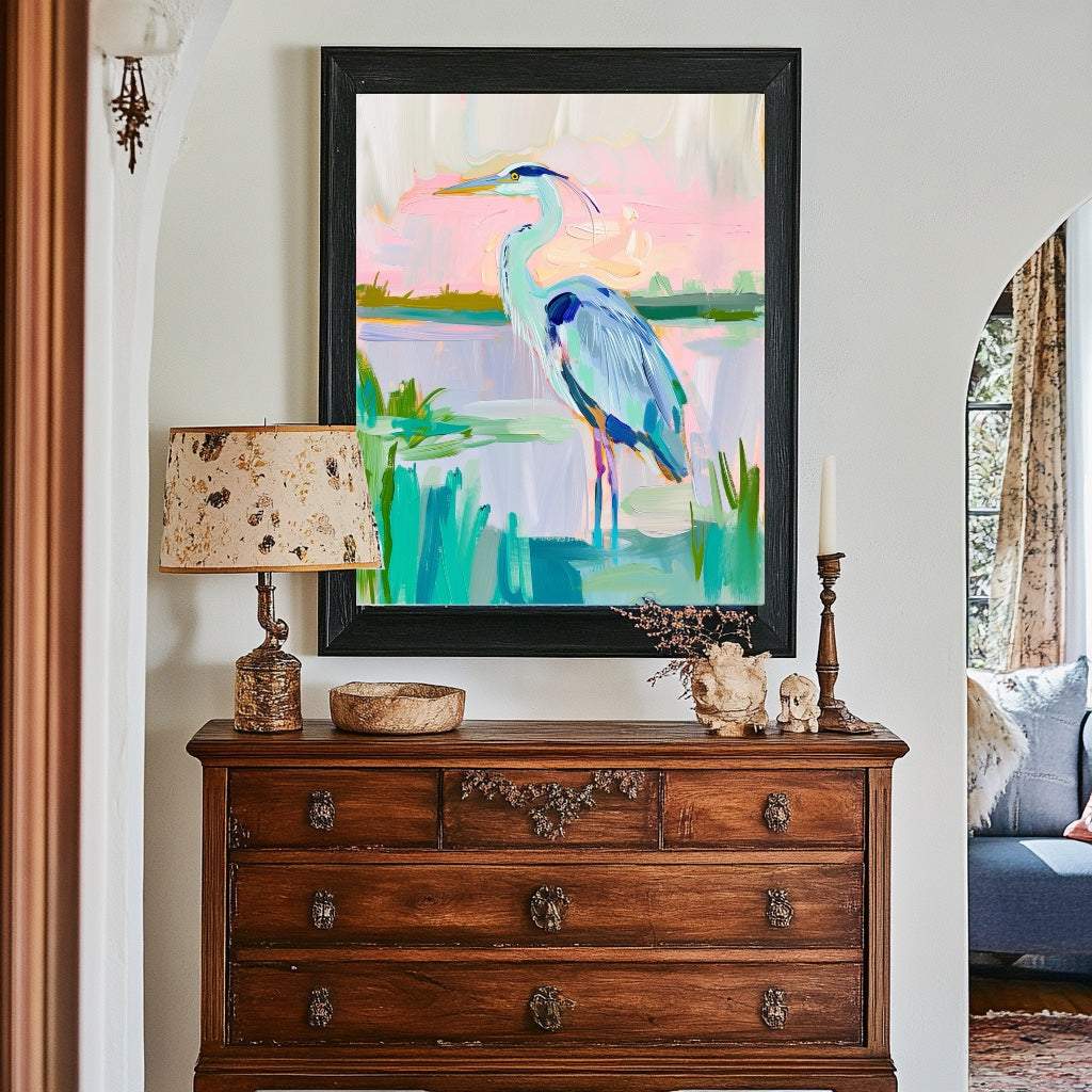 Heron - Original Painting