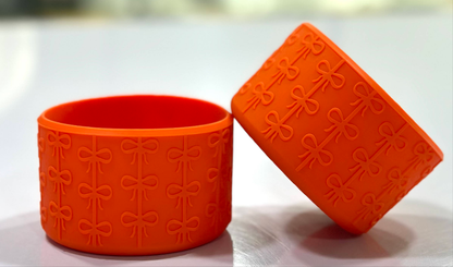 RosePetalShimmer Logo Coquette Silicone Boot Bumper sleeve