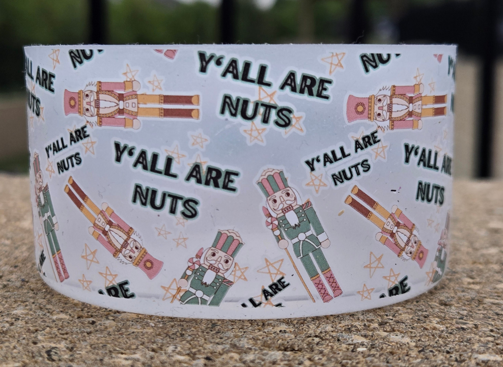 Y'allAreNuts Semi Clear Silicone Boot Bumper Sleeve