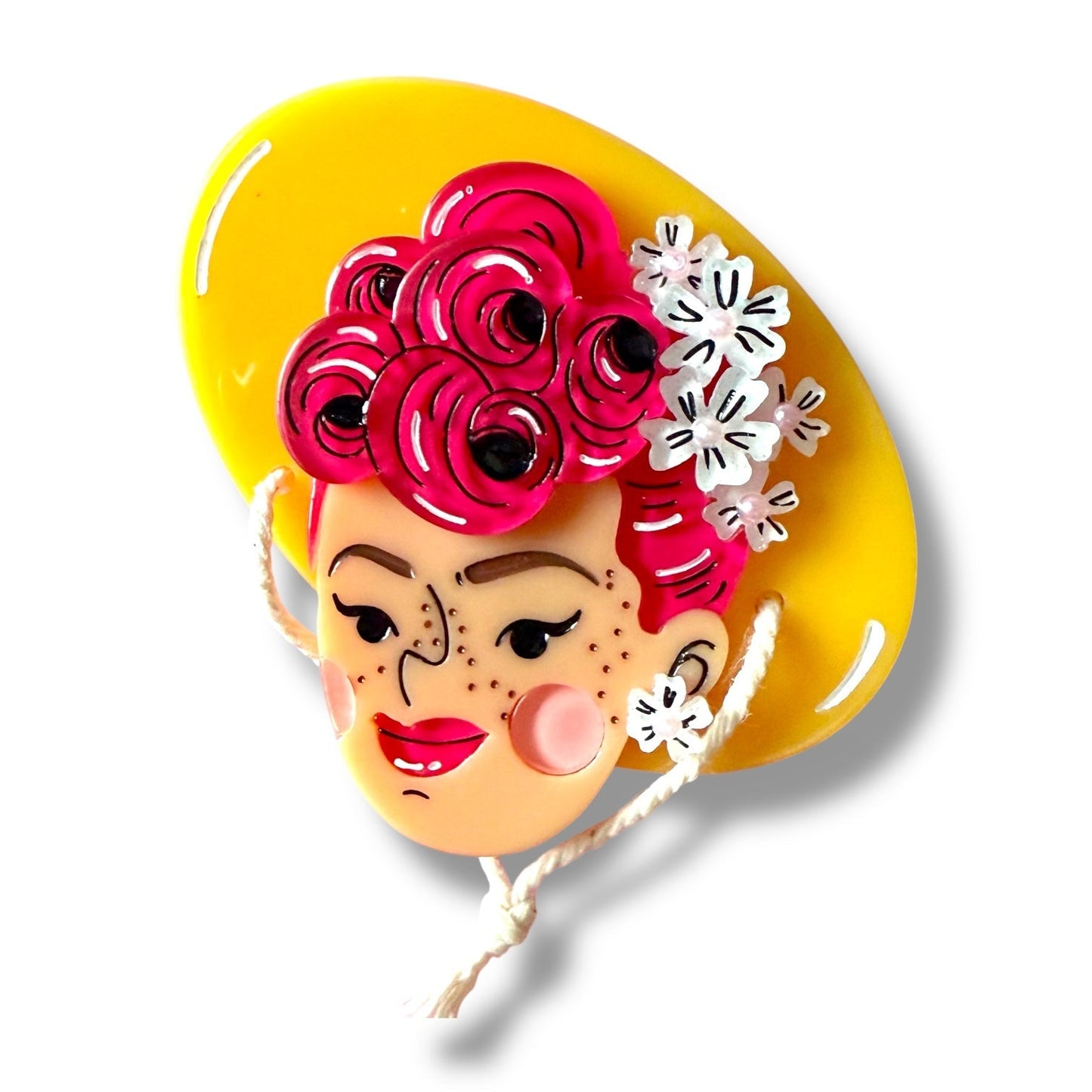 Elizabeth Brooch by Marla VonDuta x Lipstick & Chrome Quirks!