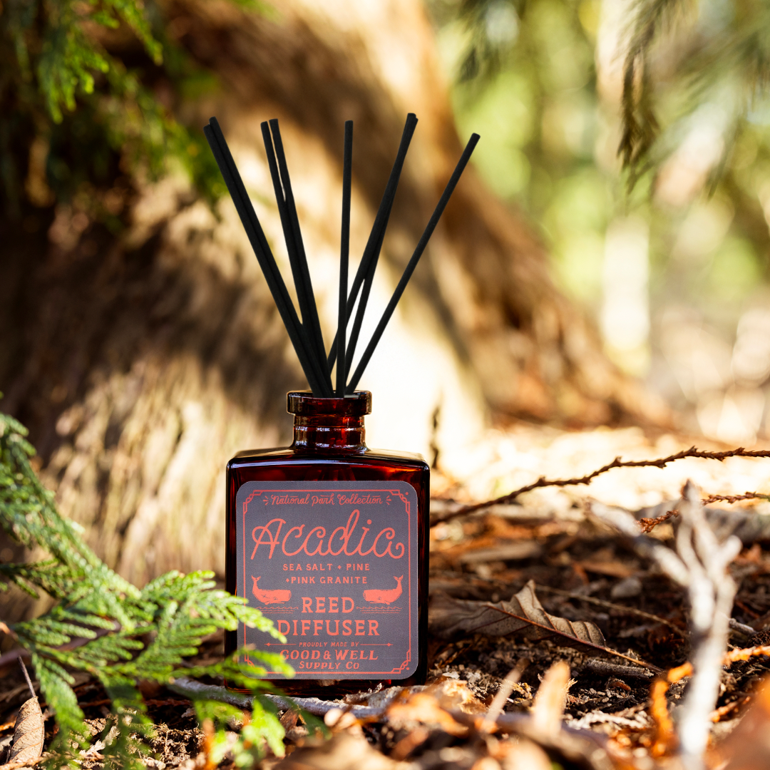 Acadia National Park Reed Diffuser Good & Well Supply Co.