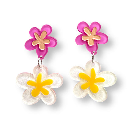 Floral Fantasy Earrings by Miss Fluff x Lipstick & Chrome Quirks!