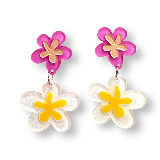 Floral Fantasy Earrings by Miss Fluff x Lipstick & Chrome Quirks!