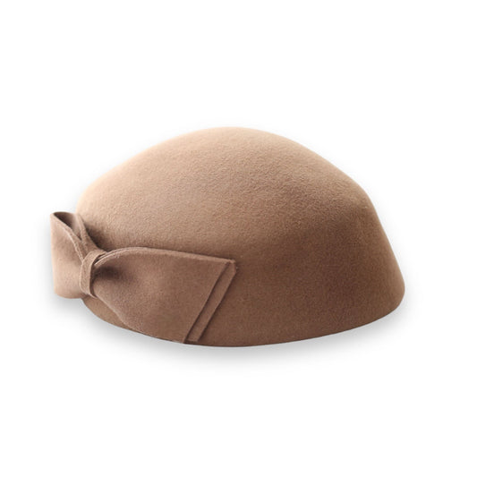 The Head-Turner Structured Beret by Lipstick & Chrome -TAN Quirks!
