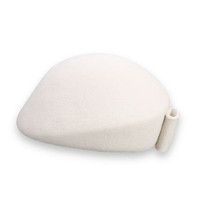The Head-Turner Structured Beret by Lipstick & Chrome -WHITE Quirks!