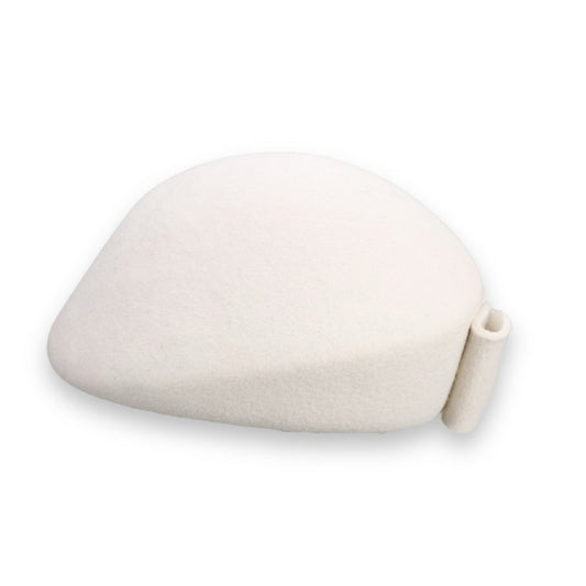 The Head-Turner Structured Beret by Lipstick & Chrome -WHITE Quirks!
