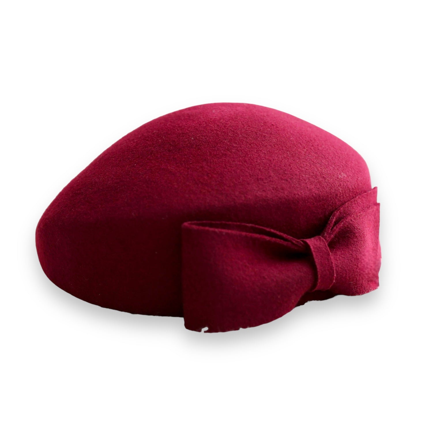 The Head-Turner Structured Beret by Lipstick & Chrome -WINE Quirks!