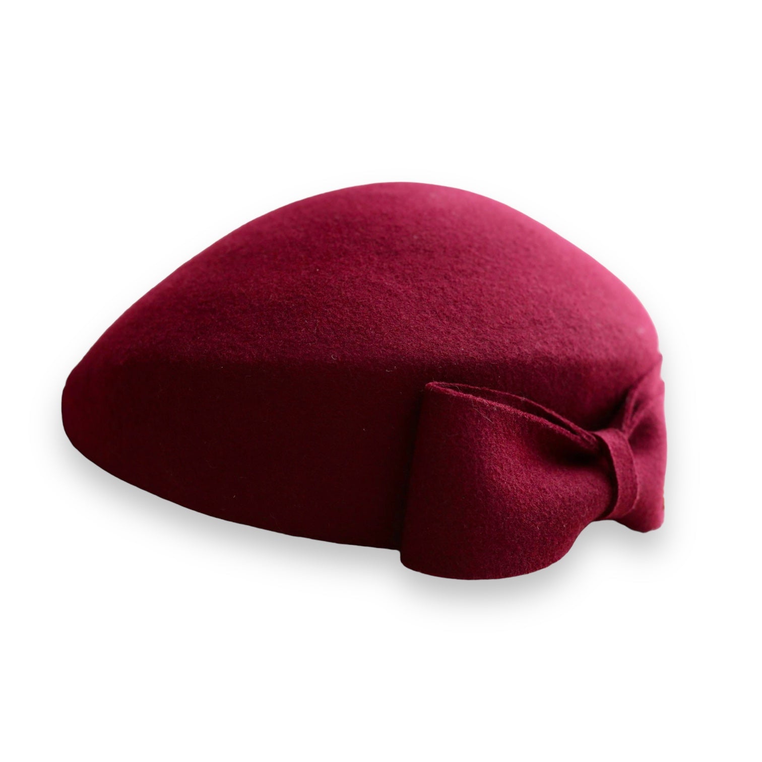 The Head-Turner Structured Beret by Lipstick & Chrome -WINE Quirks!