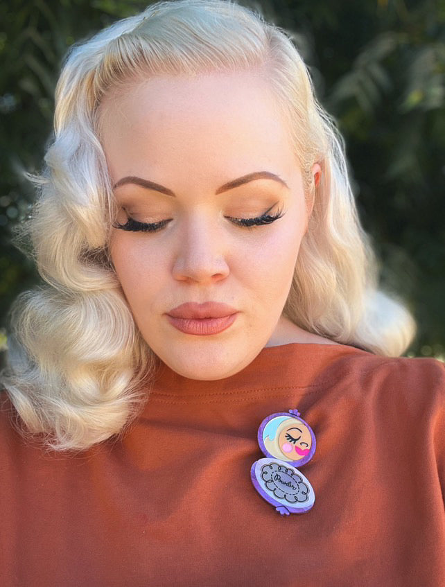 Secret Admirer Brooch PINK by Asia Ellington x Lipstick & Chrome Quirks!