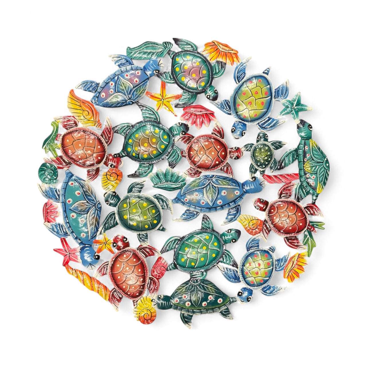 Large Painted Turtles Swimming