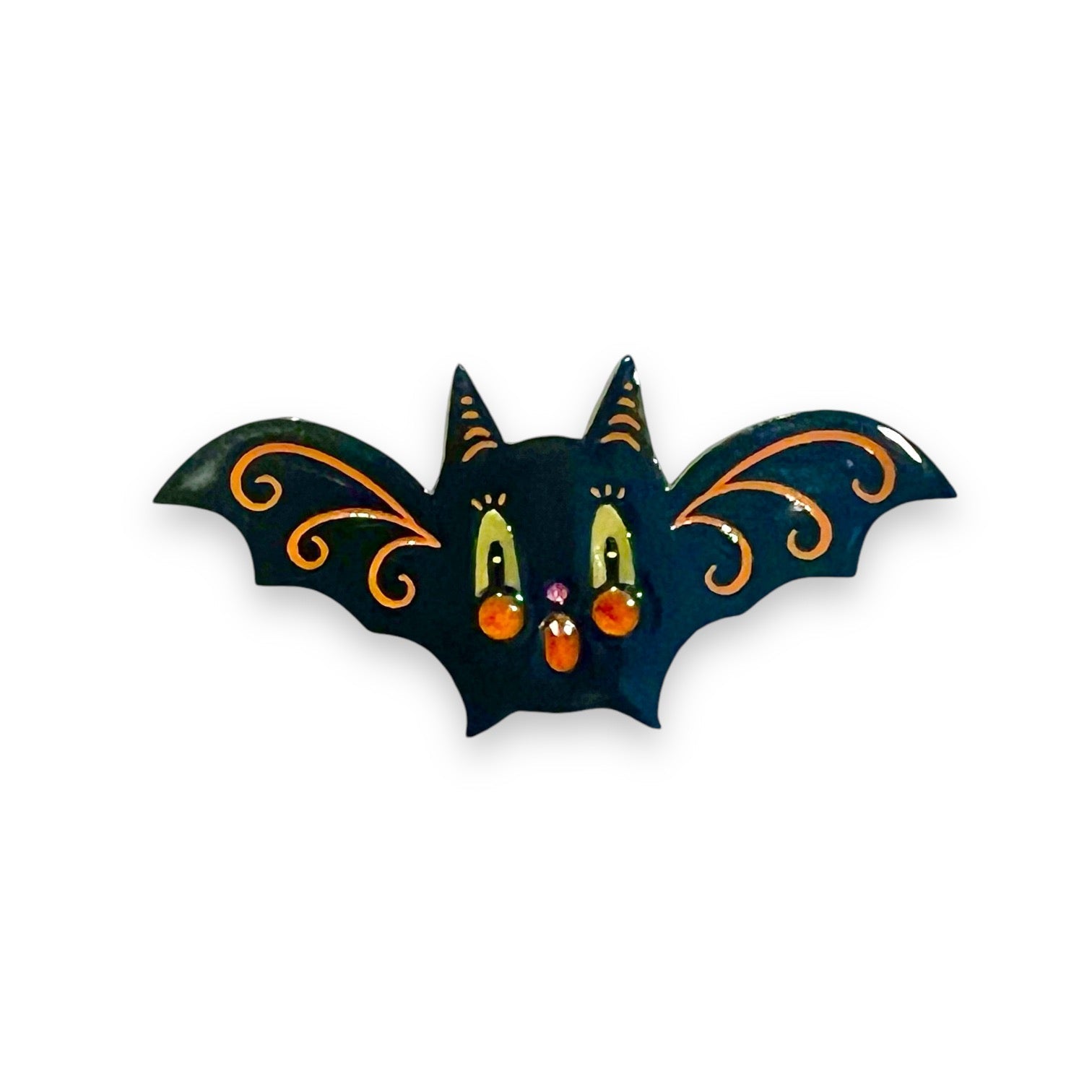 Gothic Glam Bat Scatter Pin by Johanna Parker x Lipstick & Chrome - BLACK Quirks!